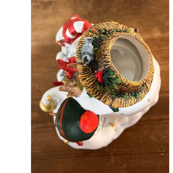 PartyLite Snowman Tealight Holder Luminary w/ Box Christmas Candle Decor RETIRED - Picture 11 of 16